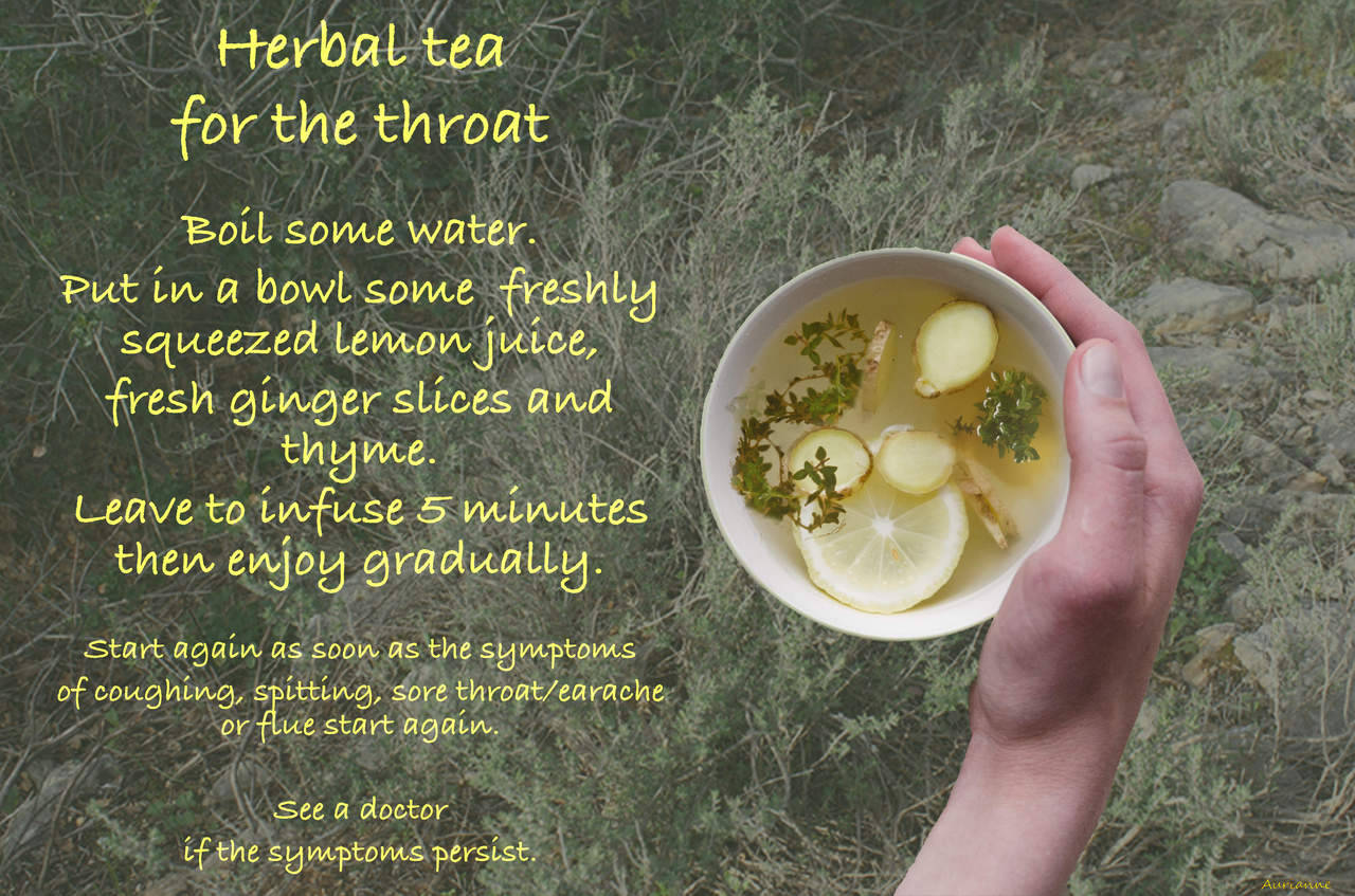 Herbal Tea for the throat