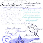 ¡Sí al referendo de iniciativa popular!