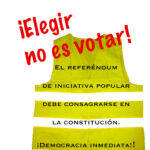 ¡Elegir no es votar!