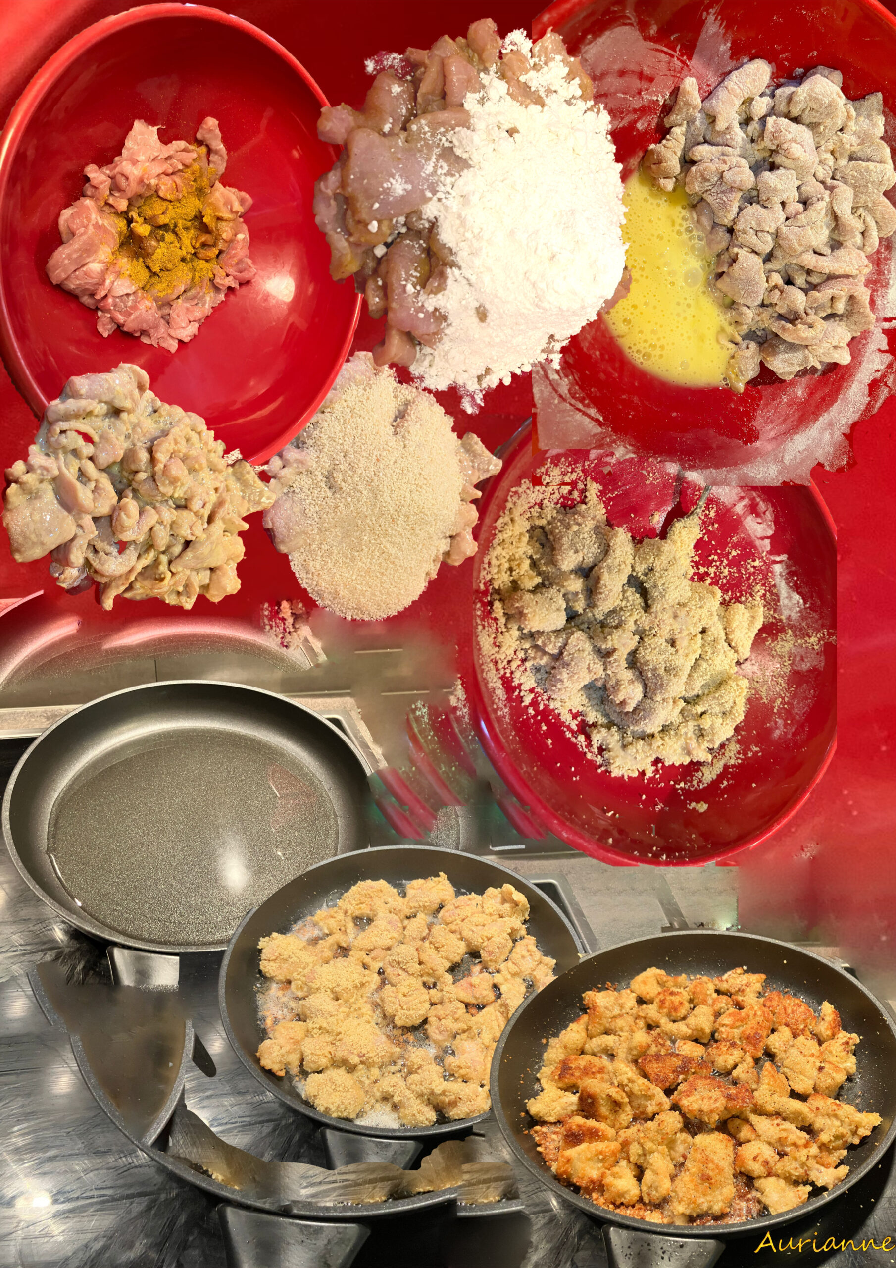 Chicken or Pork nuggets