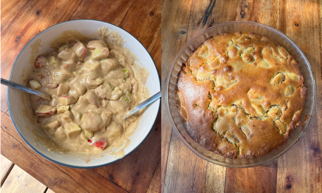 gâteau aux pommes